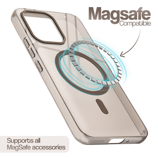 Anti-Yellow Scratch Resistant Case Support Magnetic Accessories Back Cover For Oppo F33 5G