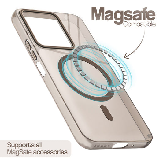 Anti-Yellow Scratch Resistant Case Support Magnetic Accessories Back Cover For Poco C65 5G