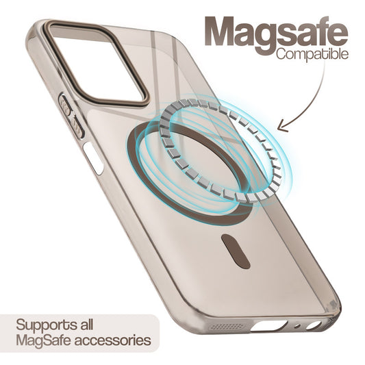 Anti-Yellow Scratch Resistant Case Support Magnetic Accessories Back Cover For Redmi 15A 5G