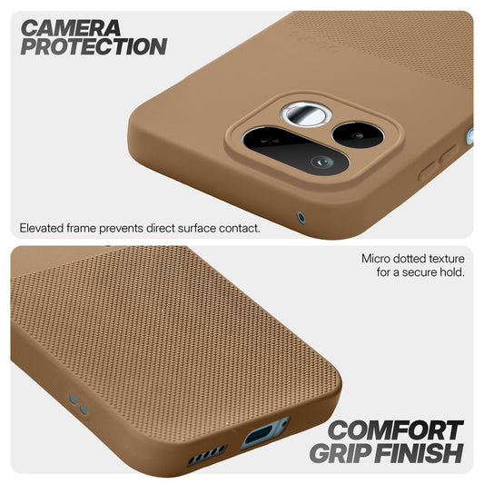 Durable Silicone Matte Back Cover with Textured Grip & Raised Camera Edges for Realme 16T 5G