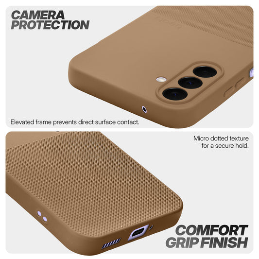Durable Silicone Matte Back Cover with Textured Grip & Raised Camera Edges for Samsung A27 5G