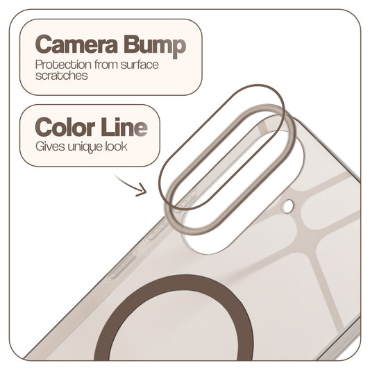 Glossy Hard Magnetic Accessories Support Case Samsung A57 5G