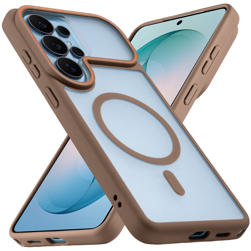 Premium MagSafe Case for Samsung S26 Ultra 5G with Frosted Back, Soft Silicone Edges & Raised Camera Protection