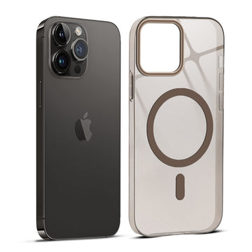 Anti-Yellow Colored Camera Line Case Support Wireless Charging Back Cover For Apple iPhone 14 Pro Max