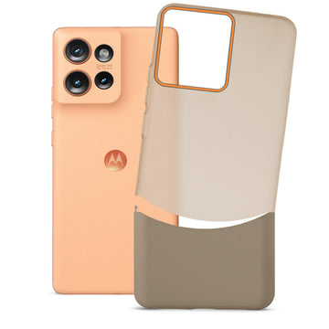 Frosted Case With 2-Cut Interlock For Motorola Moto Edge 50 5G
