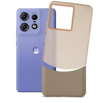 Frosted Case With 2-Cut Interlock For Motorola Moto Edge 50 Pro 5G