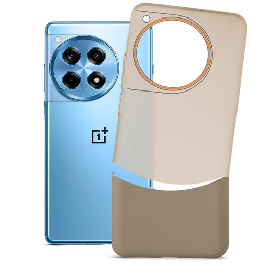 Frosted Hard Back Case For OnePlus 12R 5G with 2-Cut Interlocking System