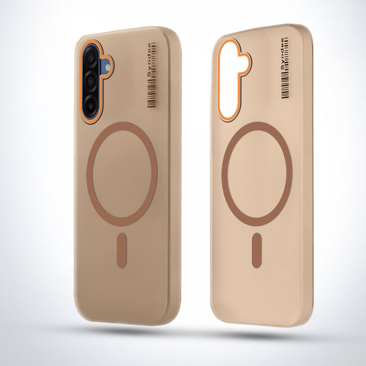 Elegant Colorful Frosted Matte Back With MagSafe Support Back Case For Samsung A17 5G