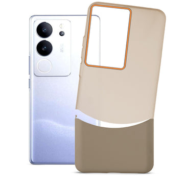 Frosted Case With 2-Cut Interlock For Vivo V29 Pro 5G