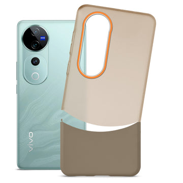 Frosted Case With 2-Cut Interlock For Vivo V40 Pro 5G