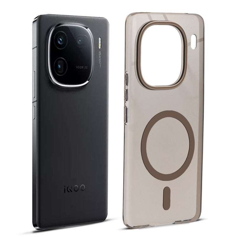 Anti-Yellow Colored Camera Line Case Support Magnetic Accessories Back Cover For iQOO 12 5G