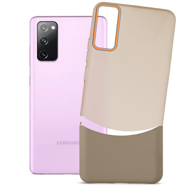 Frosted Case With 2-Cut Interlock For Samsung S20 FE 5G