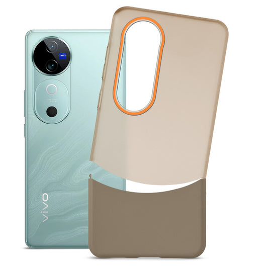Frosted Hard Back Case For Vivo V40 5G with 2-Cut Interlocking System