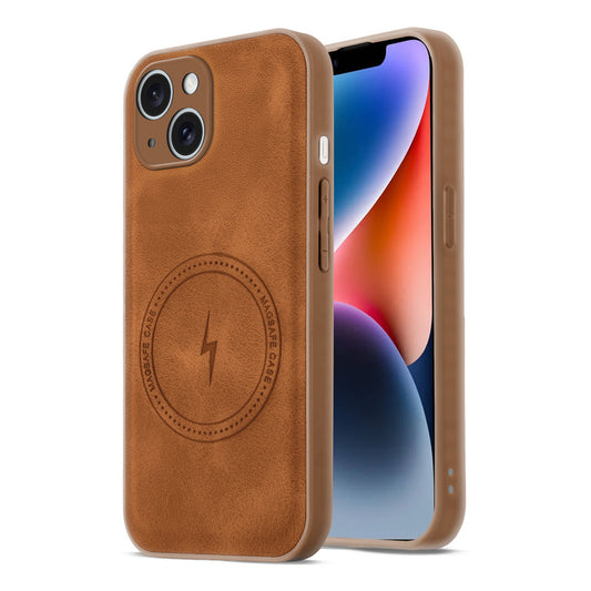 Refined PU Leather Case for Apple iPhone 14