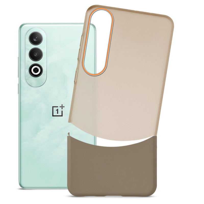 Frosted Case With 2-Cut Interlock For OnePlus Nord CE 4 5G