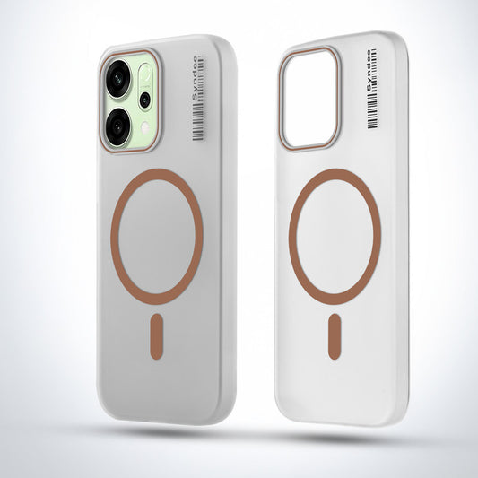 New Elegant Frosted Matte Slim Back With MagSafe Support Back Case For Oppo Reno 14 5G