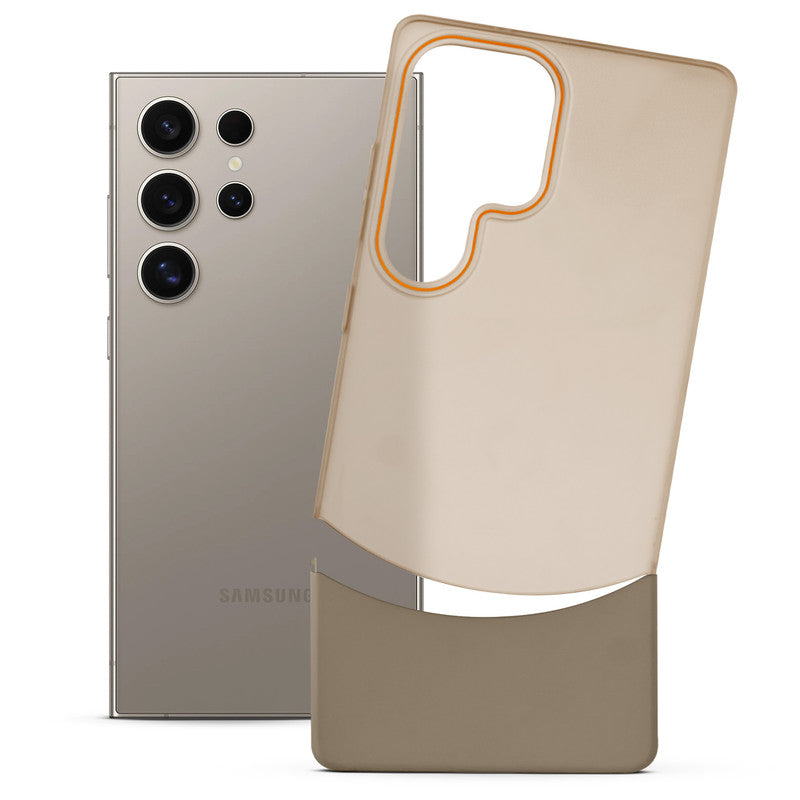 Frosted Case With 2-Cut Interlock For Samsung S24 Ultra 5G