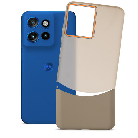 Frosted Hard Back Case For Motorola Moto Edge 50 Neo 5G with 2-Cut Interlocking System
