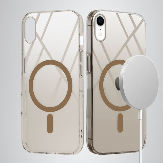Crystal Clear Hard Back Anti-Yellowing with MagSafe Compatibility Phone Case For Apple iPhone XR
