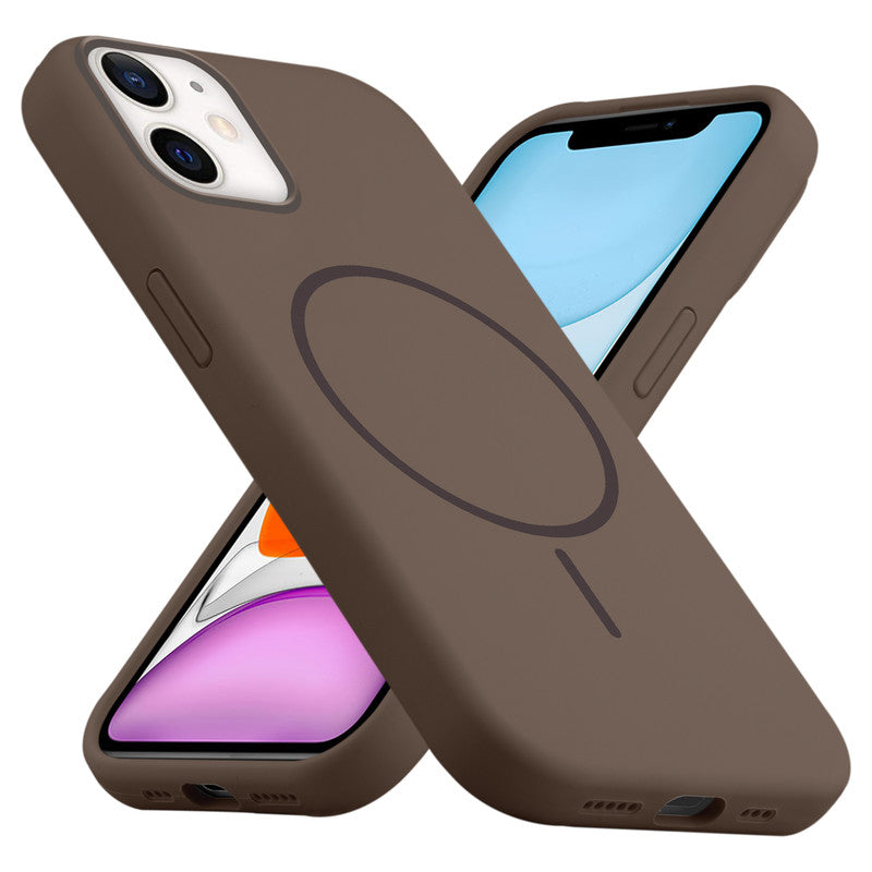 MagSafe Compatible Liquid Silicone Case For Apple iPhone 11