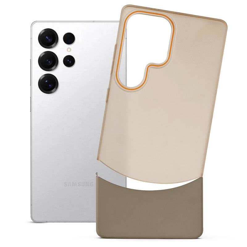 Frosted Case With 2-Cut Interlock For Samsung S25 Ultra 5G