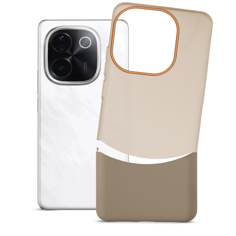 Frosted Case With 2-Cut Interlock For iQOO Z9s Pro 5G