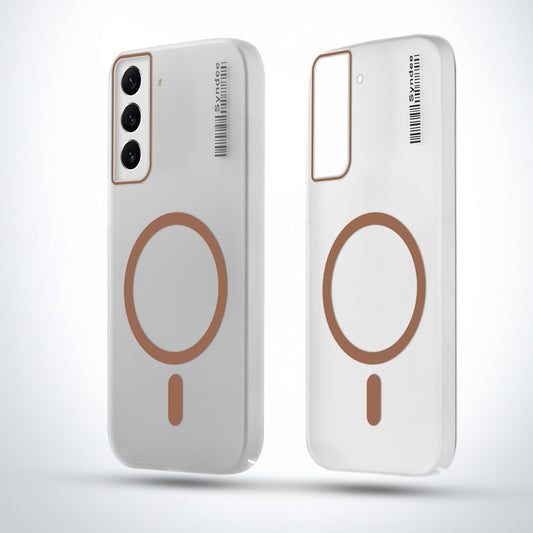 New Elegant Frosted Matte Slim Back With MagSafe Support Back Case For Samsung S22 5G