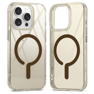 360° Air-Cushioned Protection Back Case For Apple iPhone 15 Pro Jelly Transparent MagSafe Compatible with Metal Finish Buttons