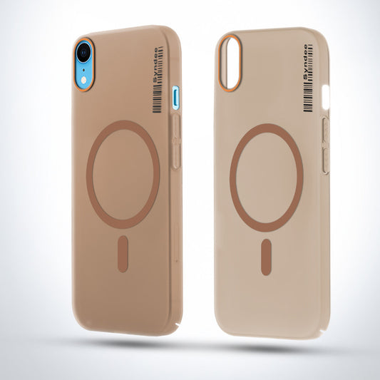 Elegant Colorful Frosted Matte Back With MagSafe Support Back Case For Apple iPhone XR