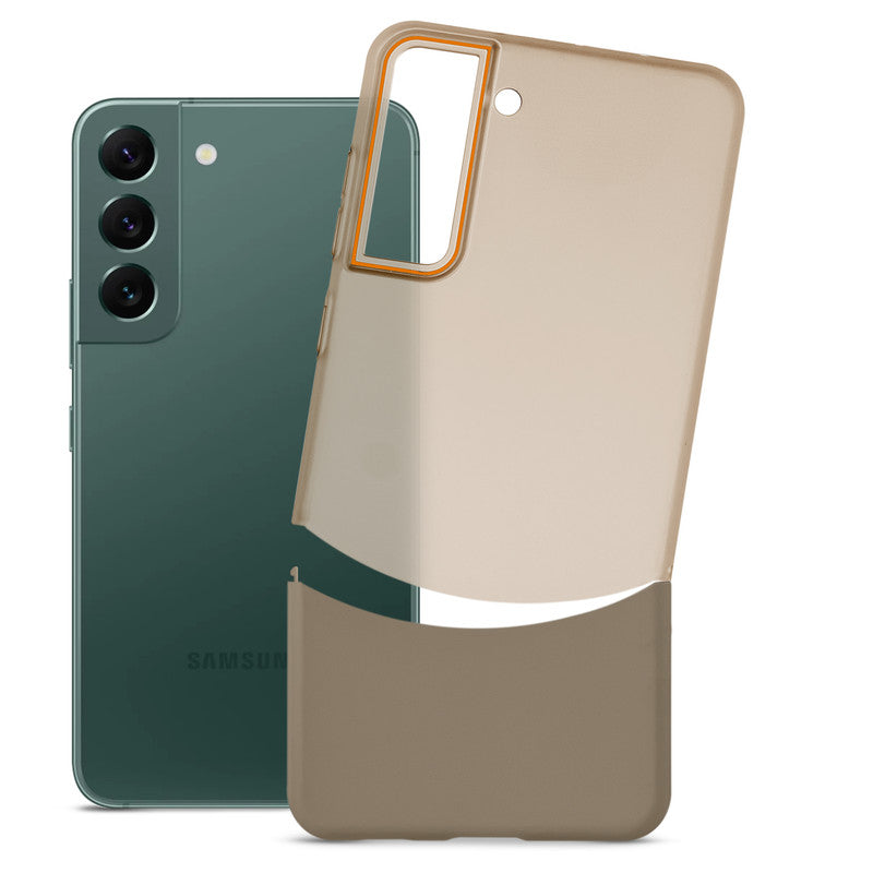Frosted Case With 2-Cut Interlock For Samsung S22 5G