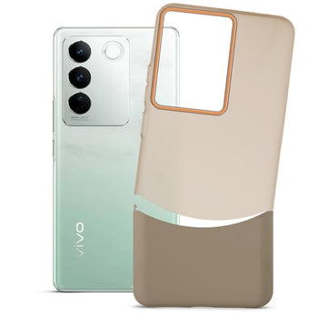 Frosted Case With 2-Cut Interlock For Vivo V27 5G