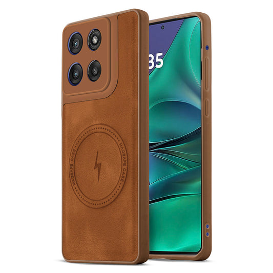 Refined PU Leather Case for Motorola Moto Edge 60 Stylus 5G