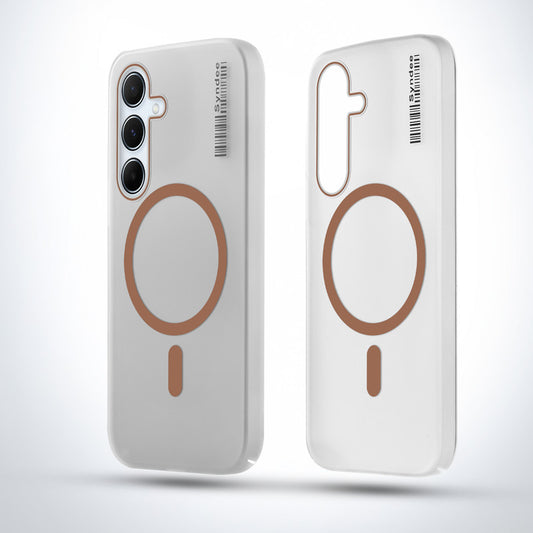 New Elegant Frosted Matte Slim Back With MagSafe Support Back Case For Samsung A55 5G