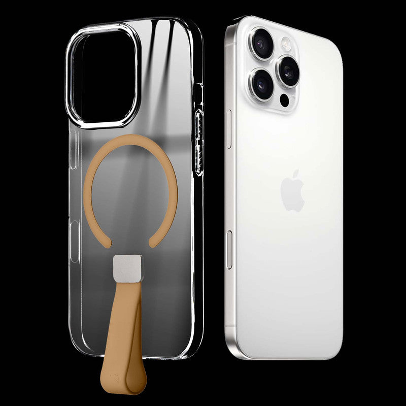 Anti-Yellowing Clear Strap Case (Wireless Charging Support) Apple iPhone 16 Pro