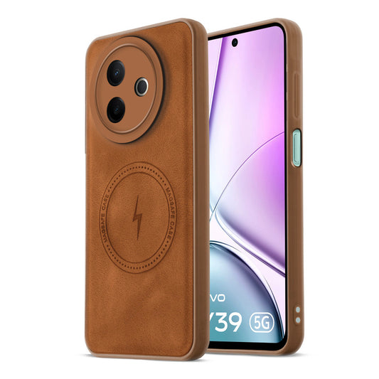 Refined PU Leather Case for Vivo Y39 5G