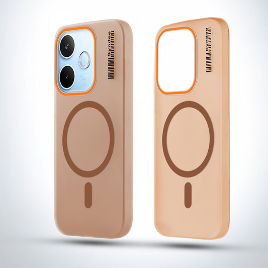 Elegant Colorful Frosted Matte Back With MagSafe Support Back Case For Oppo A5 Pro 5G