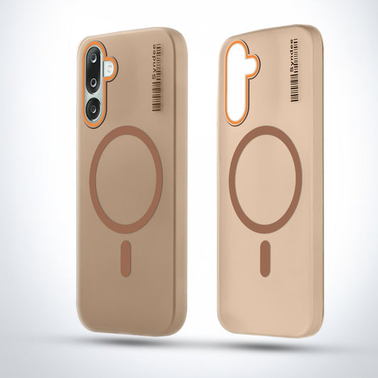 Elegant Colorful Frosted Matte Back With MagSafe Support Back Case For Samsung M36 5G