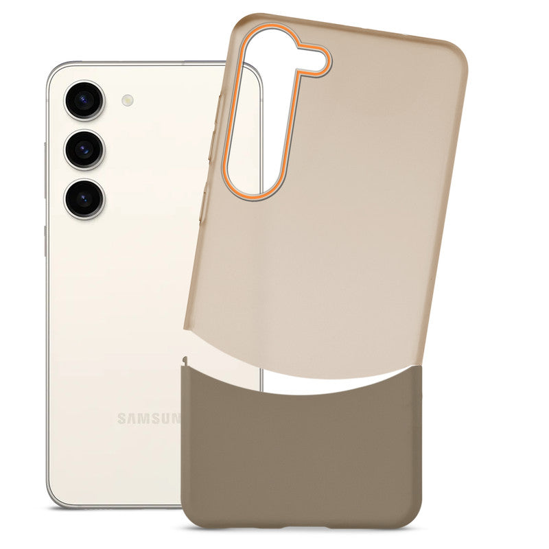 Frosted Case With 2-Cut Interlock For Samsung S23 5G