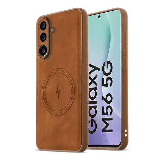 Refined PU Leather Case for Samsung M56 5G