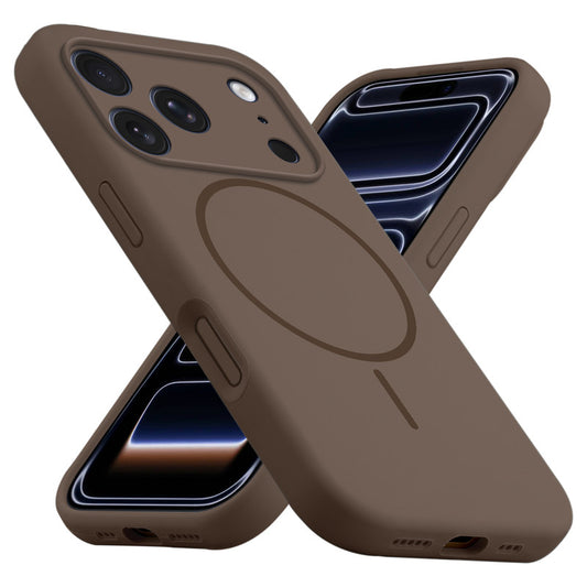 MagSafe Compatible Liquid Silicone Case For Apple iPhone 17 Pro With Camera Protection