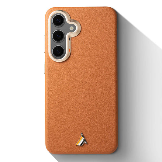 Exclusive Hard Back Case for Samsung S24 5G with Leather Textured Finish, Matte finish Buttons and Soft Inner Fabric