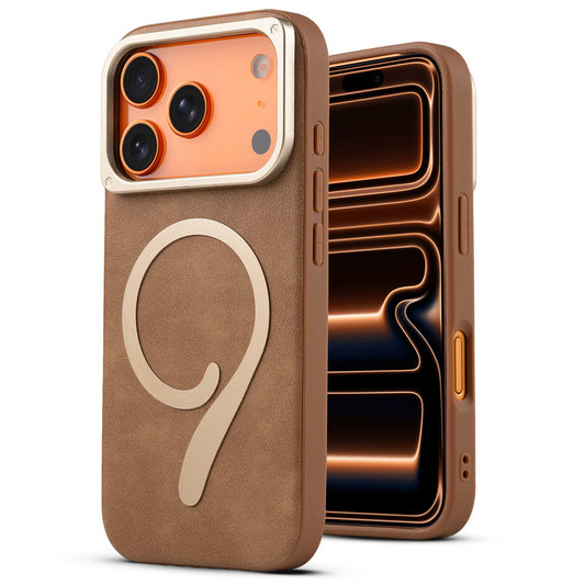 Prime Leather Wireless Charging Compatible Case for Apple iPhone 17 Pro
