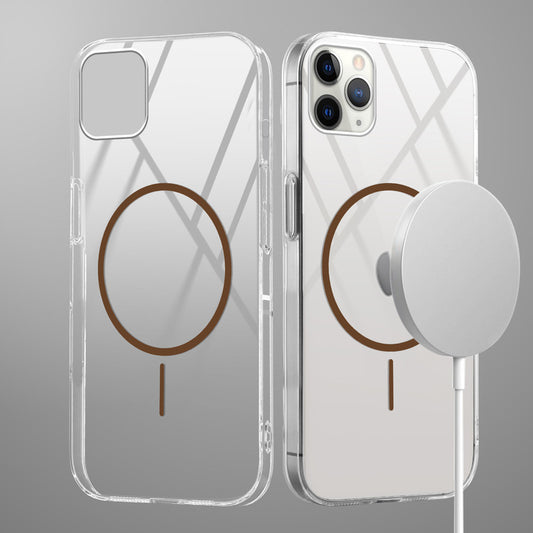 Crystal Clear Transparent Hard Back Anti-Yellowing with MagSafe Compatibility Phone Case For Apple iphone 11 Pro Max