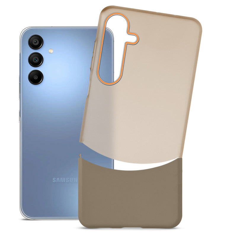 Frosted Case With 2-Cut Interlock For Samsung A15 5G