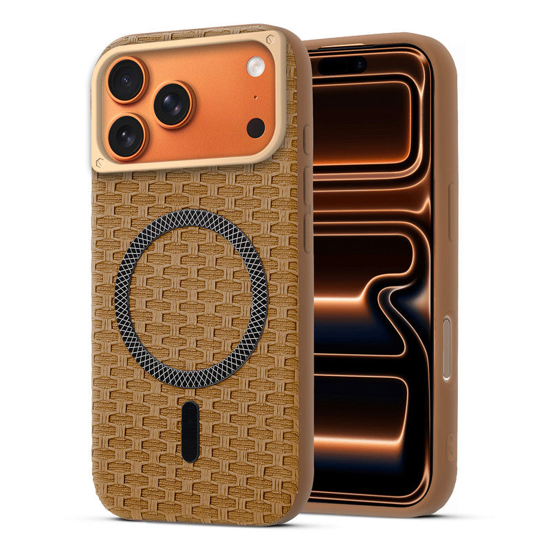 Rugged Silicone Grip Mobile Back Cover Case For Apple iPhone 17 Pro With Wireless Charging Support Support