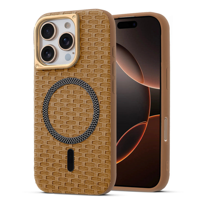 Rugged Silicone Grip Mobile Back Cover Case For Apple iPhone 16 Pro With Wireless Charging Support Support