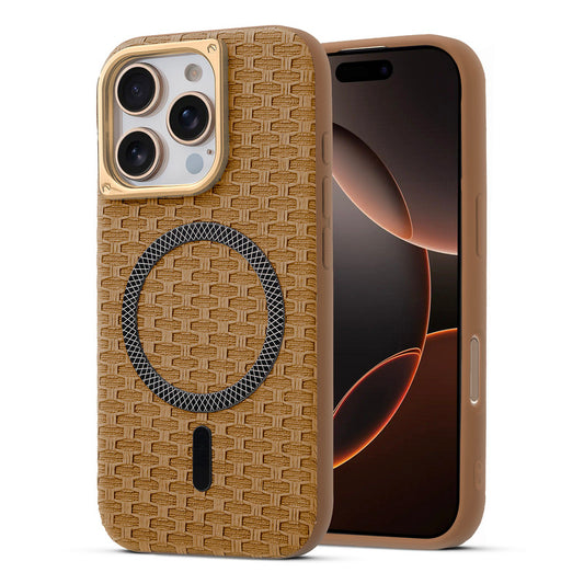 Rugged Silicone Grip Mobile Back Cover Case For Apple iPhone 16 Pro With Magsafe Support