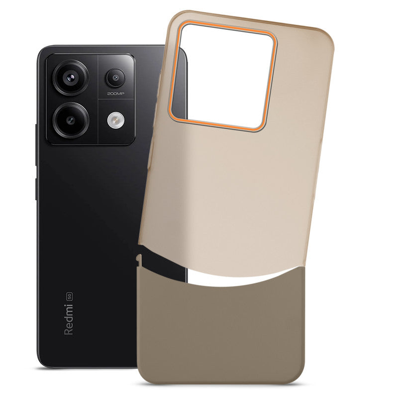 Frosted Case With 2-Cut Interlock For Redmi Note 13 Pro 5G