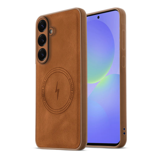 Refined PU Leather Case for Samsung S25 5G