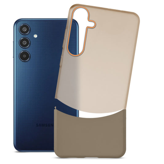 Frosted Hard Back Case For Samsung M35 5G with 2-Cut Interlocking System